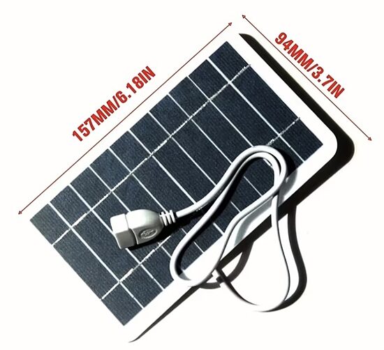 PANEL SOLAR PORTATIL PARA TELEFONO
