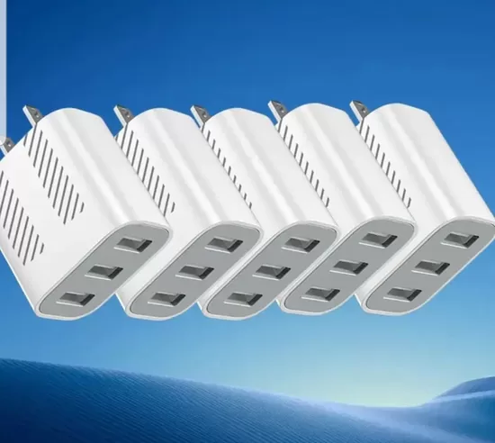 1 CARGADOR DE 3 PUERTOS USB (SIN CABLE)