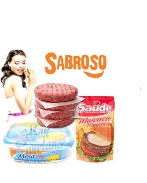 PACK 4 HAMBURGUESAS DE POLLO + MAYONESA 200g + MANTEQUILLA 250g +